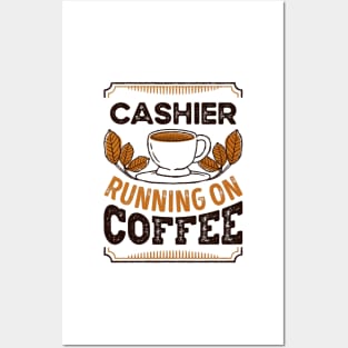 Cashier running on Coffee Posters and Art